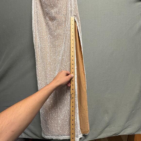 MICHAEL COSTELLO x REVOLVE Noomi Maxi Dress in Ivory Size XS - Picture 15 of 16